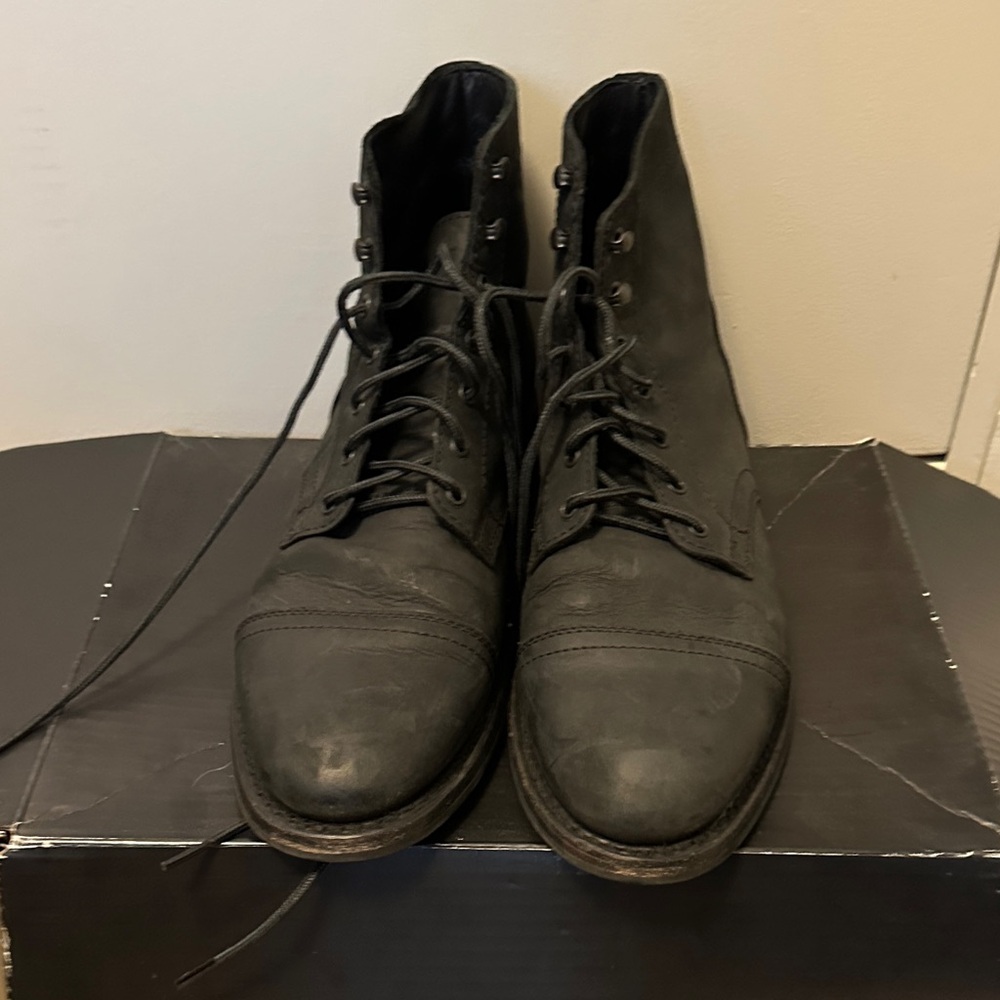 Thursday Captain boot in Matte black